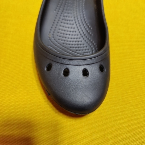 Crocs Kadee Slingback Comfort Black Casual Flats Slip On Women's Size 10 - Picture 4 of 9